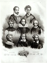 Autores famosos, 1833
